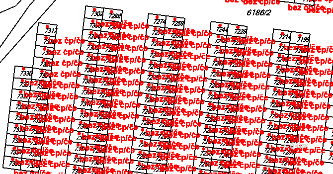Brno 39505618 na parcele st. 7265 v KÚ Líšeň, Katastrální mapa