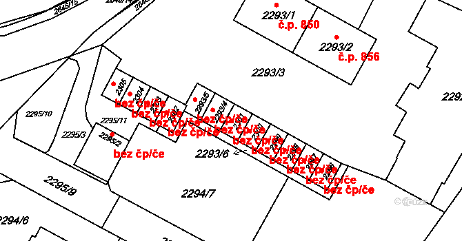 Rýmařov 46326618 na parcele st. 2301 v KÚ Rýmařov, Katastrální mapa