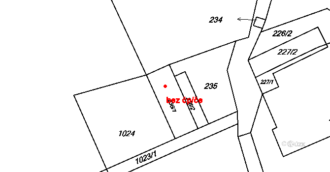 Bernartice nad Odrou 38929619 na parcele st. 236/1 v KÚ Bernartice nad Odrou, Katastrální mapa