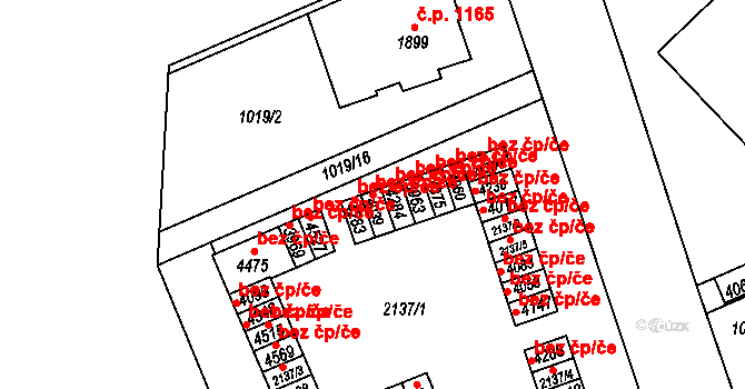 Hradec Králové 40282619 na parcele st. 4039 v KÚ Pražské Předměstí, Katastrální mapa