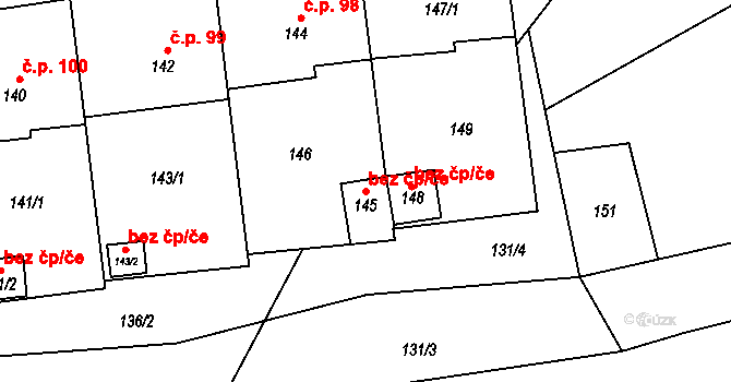 Rýmařov 49882619 na parcele st. 145 v KÚ Edrovice, Katastrální mapa