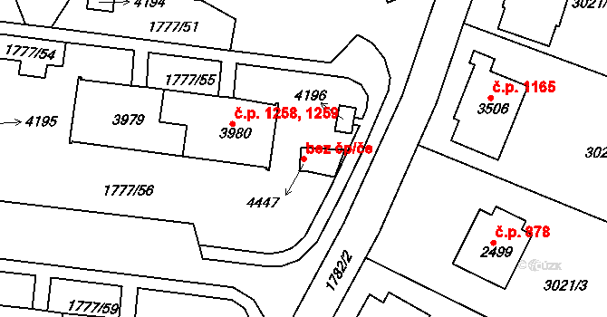 Havlíčkův Brod 42871620 na parcele st. 4447 v KÚ Havlíčkův Brod, Katastrální mapa