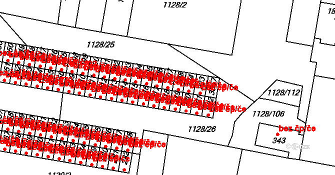 Otín 965, Jindřichův Hradec na parcele st. 207 v KÚ Otín u Jindřichova Hradce, Katastrální mapa