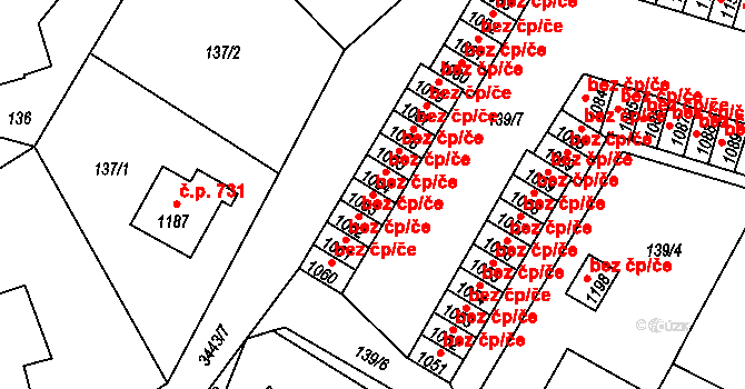 Rtyně v Podkrkonoší 42691621 na parcele st. 1063 v KÚ Rtyně v Podkrkonoší, Katastrální mapa