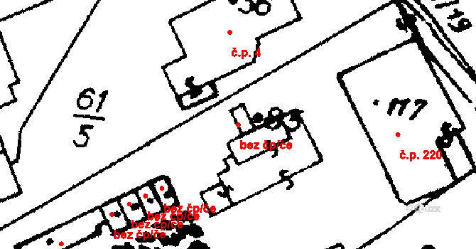 Hrochův Týnec 43730621 na parcele st. 85 v KÚ Stíčany, Katastrální mapa