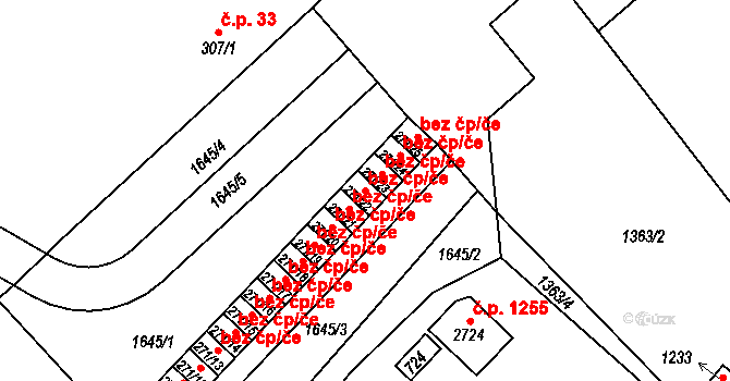 Přeštice 48460621 na parcele st. 271/22 v KÚ Přeštice, Katastrální mapa