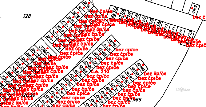Březová 48515621 na parcele st. 421/29 v KÚ Březová u Sokolova, Katastrální mapa