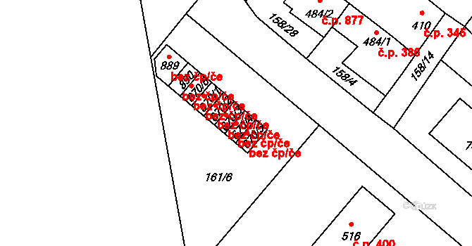 Mariánské Lázně 38777622 na parcele st. 670/4 v KÚ Úšovice, Katastrální mapa