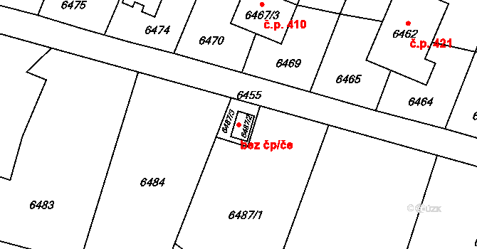 Rychvald 43075622 na parcele st. 6487/2 v KÚ Rychvald, Katastrální mapa