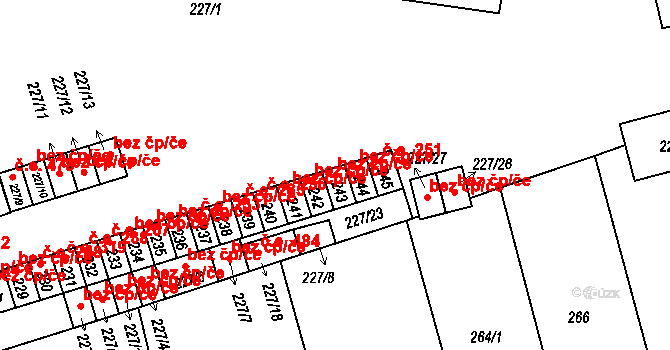 Velké Opatovice 41255623 na parcele st. 243 v KÚ Velké Opatovice, Katastrální mapa