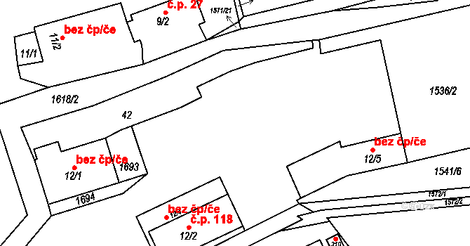 Mladotice 46532625 na parcele st. 12/4 v KÚ Mladotice, Katastrální mapa