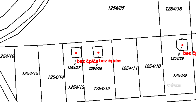Česká Skalice 42426626 na parcele st. 1254/26 v KÚ Česká Skalice, Katastrální mapa