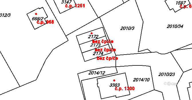 Humpolec 50109626 na parcele st. 2174 v KÚ Humpolec, Katastrální mapa