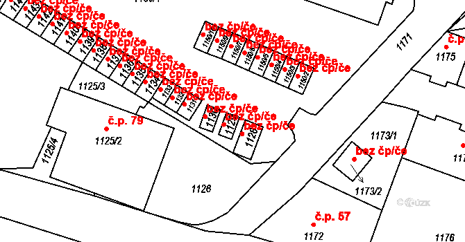 Vimperk 41972627 na parcele st. 1129 v KÚ Vimperk, Katastrální mapa