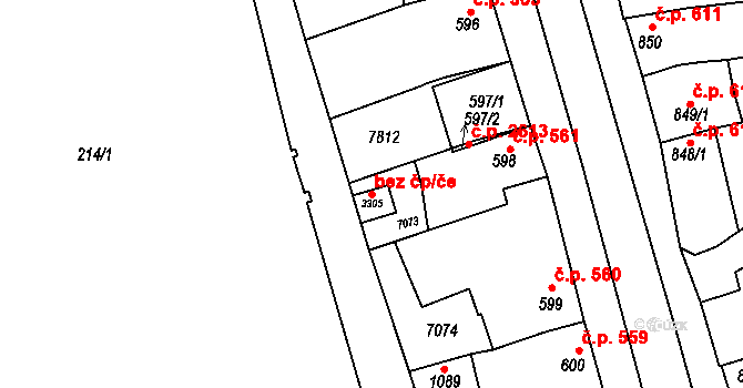 Uherský Brod 41685628 na parcele st. 3305 v KÚ Uherský Brod, Katastrální mapa