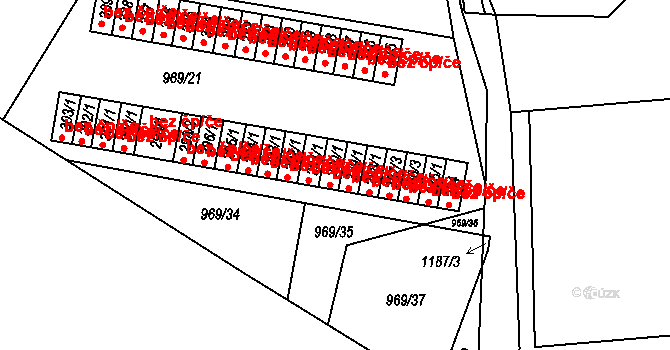 Těchonín 45481628 na parcele st. 294/1 v KÚ Těchonín, Katastrální mapa