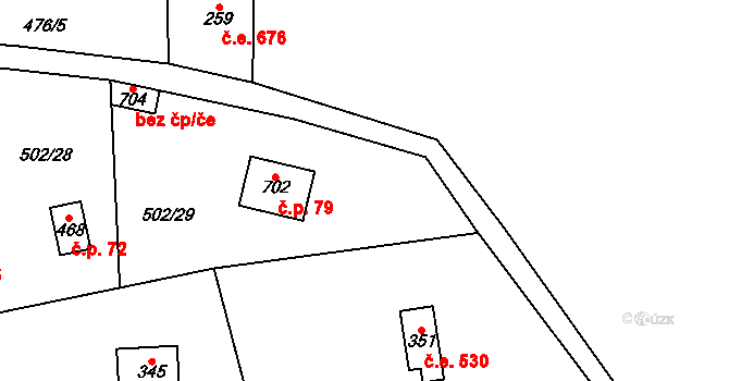 Solopisky 644, Třebotov, Katastrální mapa