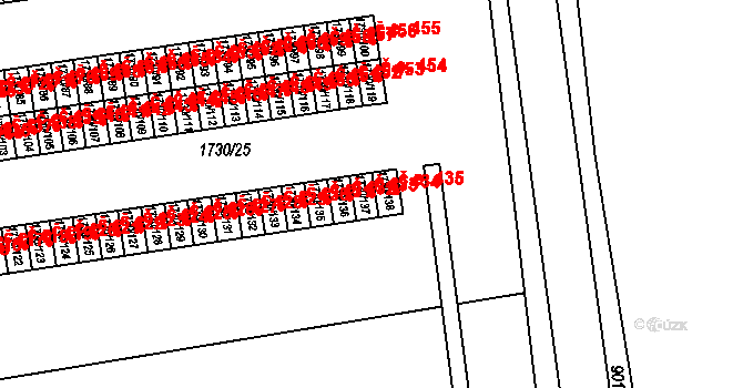 Miřetice u Klášterce nad Ohří 434, Klášterec nad Ohří na parcele st. 1730/137 v KÚ Miřetice u Klášterce nad Ohří, Katastrální mapa