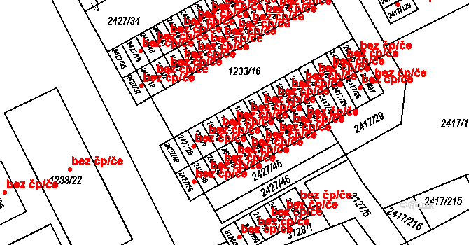 Rychnov nad Kněžnou 38514630 na parcele st. 1233/11 v KÚ Rychnov nad Kněžnou, Katastrální mapa