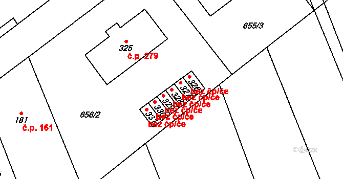 Zaječice 42048630 na parcele st. 328 v KÚ Zaječice u Chrudimi, Katastrální mapa