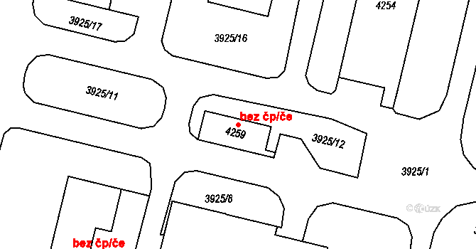 Žamberk 39445631 na parcele st. 4259 v KÚ Žamberk, Katastrální mapa