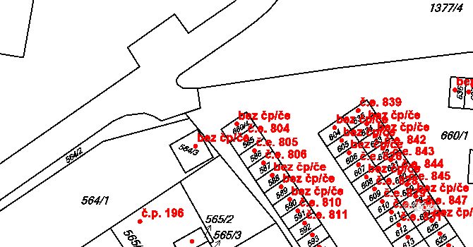 Kopřivnice 50093631 na parcele st. 660/4 v KÚ Kopřivnice, Katastrální mapa