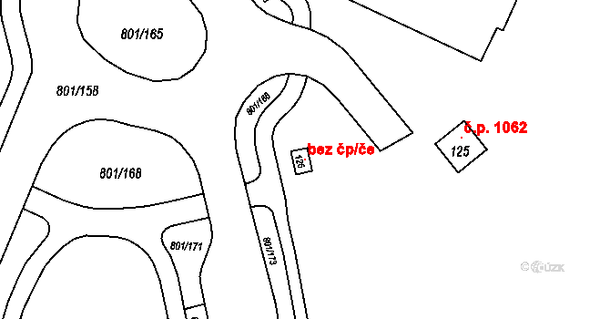 Bitozeves 98217631 na parcele st. 126 v KÚ Nehasice, Katastrální mapa