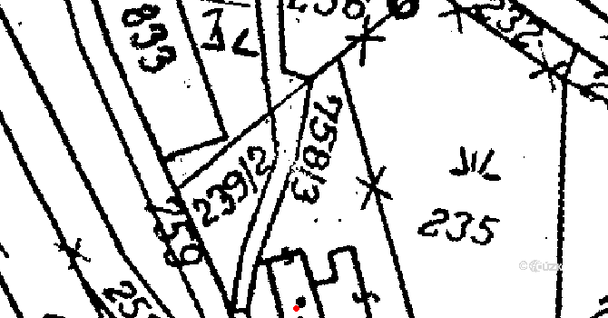 Dolní Rokytá 33, Rokytá na parcele st. 45 v KÚ Dolní Rokytá, Katastrální mapa