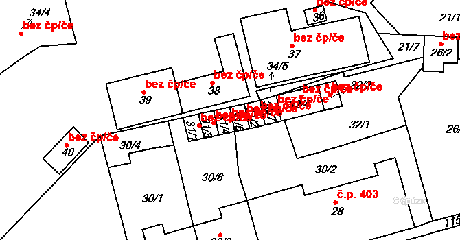 Proboštov 48161632 na parcele st. 31/4 v KÚ Proboštov u Teplic, Katastrální mapa