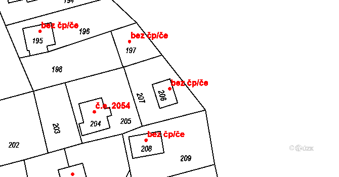 Dolní Těrlicko 2053, Těrlicko, Katastrální mapa