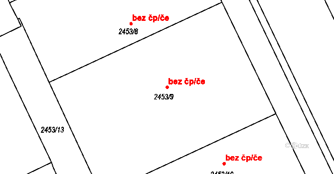 Rychnov nad Kněžnou 41978633 na parcele st. 2453/9 v KÚ Rychnov nad Kněžnou, Katastrální mapa