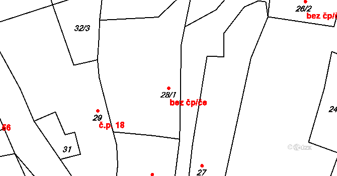 Protivín 39945634 na parcele st. 28/1 v KÚ Selibov, Katastrální mapa