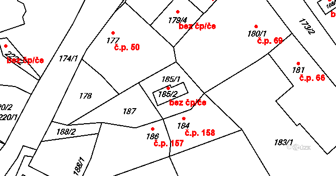 Krásný Dvůr 42044634 na parcele st. 185/2 v KÚ Krásný Dvůr, Katastrální mapa