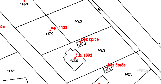 Frýdlant nad Ostravicí 50138634 na parcele st. 147/7 v KÚ Frýdlant nad Ostravicí, Katastrální mapa