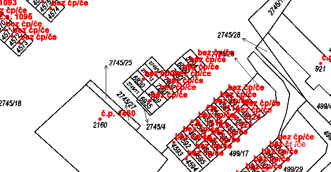 Havlíčkův Brod 43343635 na parcele st. 7291 v KÚ Havlíčkův Brod, Katastrální mapa