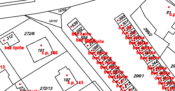 Jarošov nad Nežárkou 43363636 na parcele st. 298 v KÚ Jarošov nad Nežárkou, Katastrální mapa