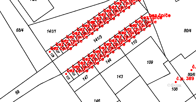 Horka nad Moravou 47350636 na parcele st. 119 v KÚ Horka nad Moravou, Katastrální mapa