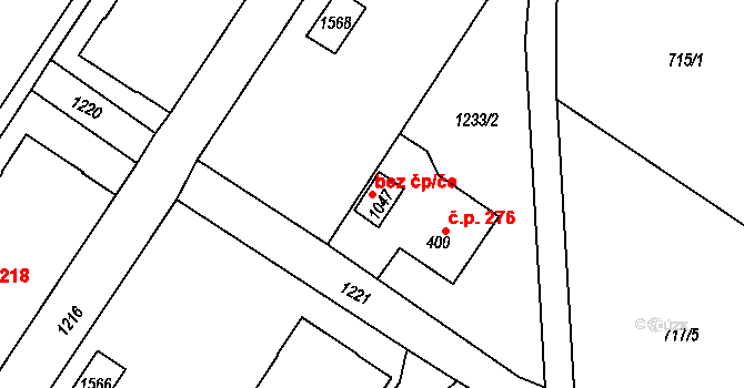 Žacléř 48567639 na parcele st. 1047 v KÚ Žacléř, Katastrální mapa