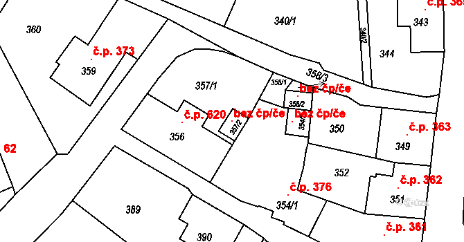 Šluknov 145601641 na parcele st. 357/2 v KÚ Šluknov, Katastrální mapa