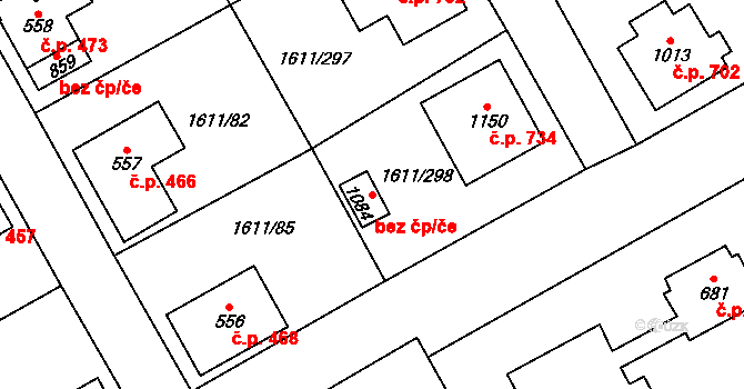 Rotava 41935641 na parcele st. 1084 v KÚ Rotava, Katastrální mapa