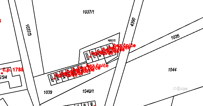 Frýdlant nad Ostravicí 46616641 na parcele st. 1037/6 v KÚ Frýdlant nad Ostravicí, Katastrální mapa