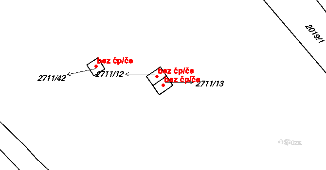 Krnov 47843641 na parcele st. 2711/13 v KÚ Opavské Předměstí, Katastrální mapa
