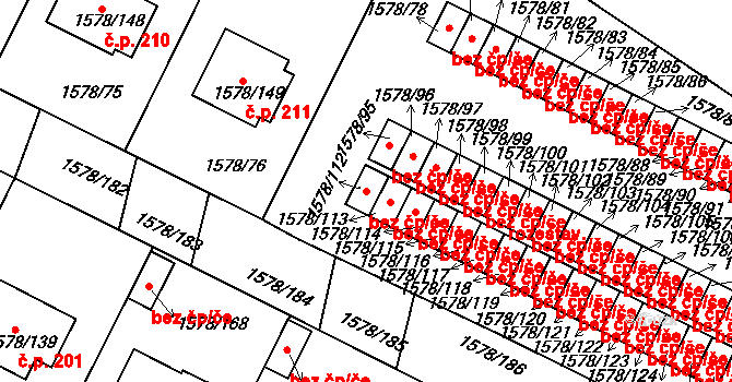 Horšovský Týn 47886641 na parcele st. 1578/112 v KÚ Horšovský Týn, Katastrální mapa