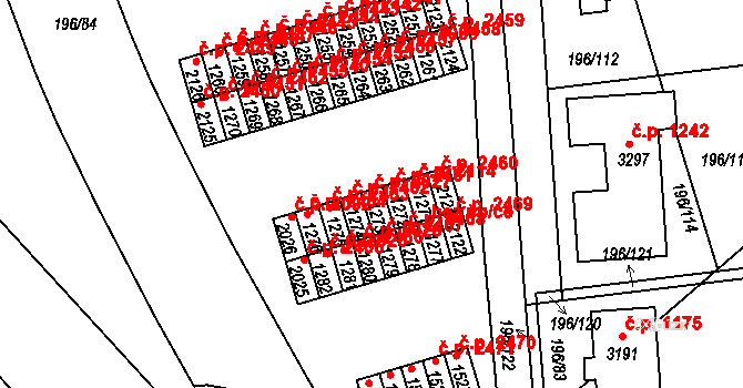 Sezimovo Ústí 2027 na parcele st. 1273 v KÚ Sezimovo Ústí, Katastrální mapa