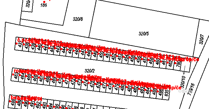 Maršov 15, Krupka na parcele st. 451 v KÚ Maršov u Krupky, Katastrální mapa