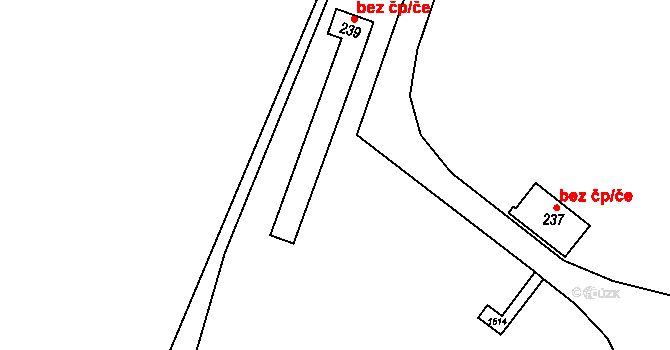 Broumov 44081642 na parcele st. 240 v KÚ Broumov u Zadního Chodova, Katastrální mapa