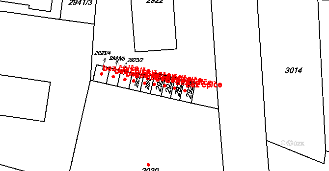 Sokolov 49555642 na parcele st. 2926 v KÚ Sokolov, Katastrální mapa