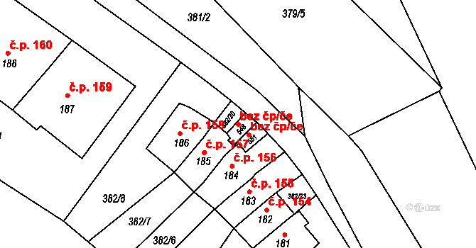 Chrastava 91481643 na parcele st. 548 v KÚ Dolní Chrastava, Katastrální mapa