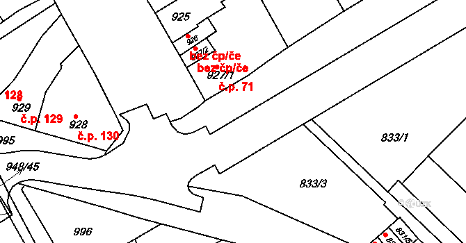 Rousínov 83, Katastrální mapa
