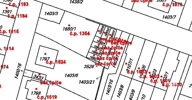 Hořice 39771644 na parcele st. 1680/6 v KÚ Hořice v Podkrkonoší, Katastrální mapa